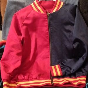 Property of joker Harley Quinn bomber jacket.